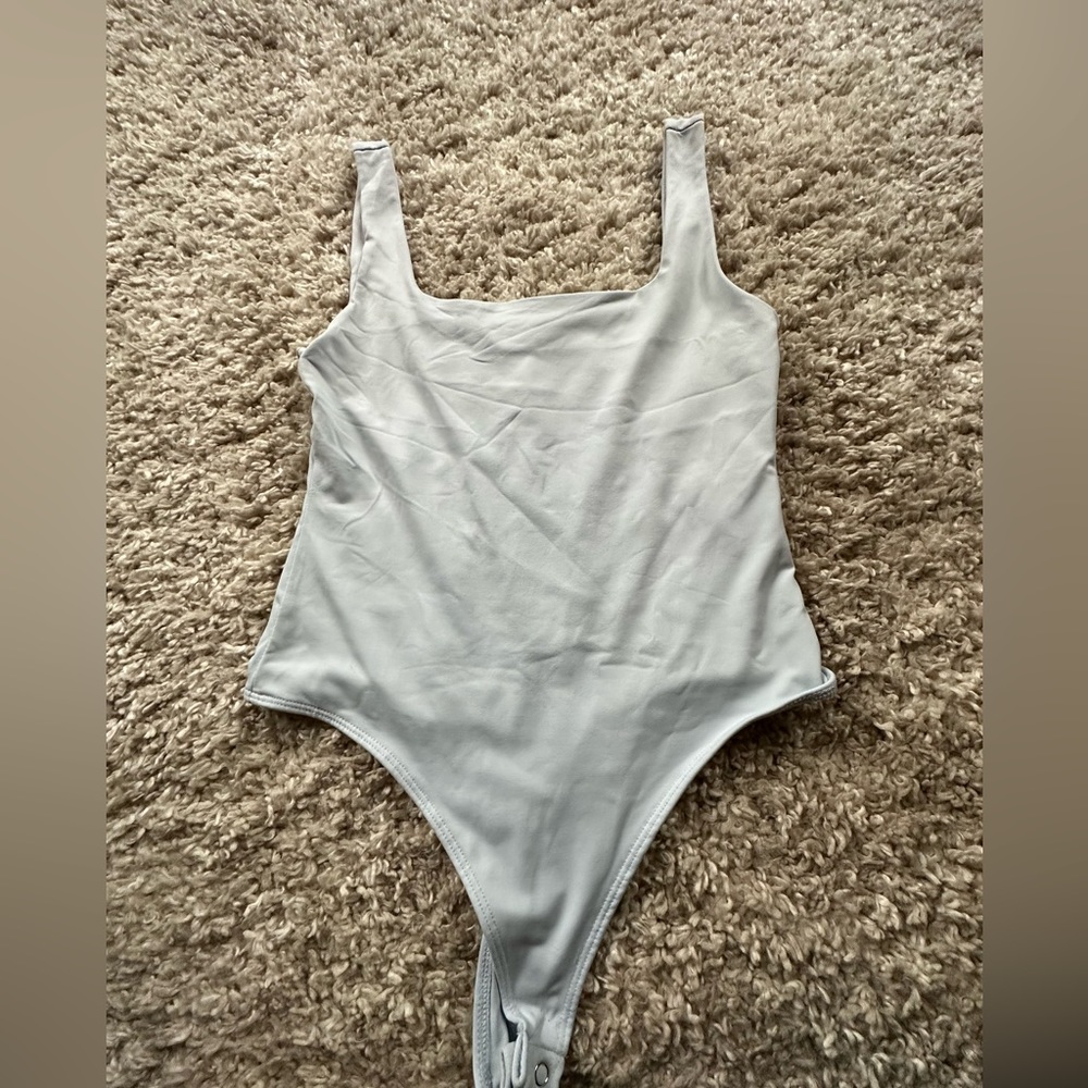 Silky thong bodysuit